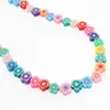 30Pcs Flower Polymer Clay Spacer Beads For Jewelry Making DIY Bracelet Necklace Accessories Fashion JewelryBeads