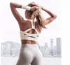 Dames Sexy Yoga BH Hardlopen Fitness Sportkleding Schokbestendig Training Hoge inspanning Sport Crop Top Backless Push Up Gym Workout Doek9093615