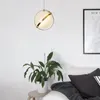 Lâmpadas pendentes Nordic Room Decor Luzes LED G4 Lâmpada para Móveis de Quarto Cottagecore Cabeceira Pendurada Lustre de Vidro