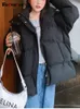 Parkas pour femmes Fotvotee veste d'hiver femmes 2023 mode coréenne Puffer Streetwear vêtements d'extérieur décontracté élégant épaissir chaud manteaux surdimensionnés 231027