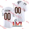 Tee Higgins Jersey Chidobe Awuzie Sam Hubbard Ja'Marr Chase Evan McPherson Myles Murphy Mike Hilton Joseph Ossai Camisetas de fútbol cosidas personalizadas para hombres jóvenes