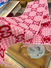 Sjaals Designer Cashmere G Extended Dubbelzijdig Sjaal voor twee doeleinden Mesh Rood Warme nek BTCP