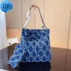 borsa firmata Borsa shopping in denim Zaino tote Designer da viaggio Donna Sling Body Borsa più costosa con catena in argento Gabrielle trapuntata