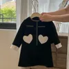 Clothing Sets Autumn Children's Wear Edition Girls' Princess Fashion Little Fragrance Love Coat Vest Skirt Two Piece Set Baby