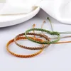 Women Handmade Woven Bracelets Waterproof Wax Thread Wrap Rope Knot Bracelets Men Tibetan Buddhist Bracelet Friend Jewelry Gifts Fashion JewelryBracelets