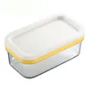 Placas cortador de manteiga grau grande capacidade cortador transparente geladeira recipiente armazenamento suprimentos cozinha