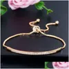 Diseño simple Titanio Acero Pl-Out Pulsera ajustable Color Oro Cadena de serpiente Brazalete para mujeres Chica Hombres Cuentas Joyería Regalo D Dhgarden OTPDK