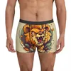 Sous-vêtements Lion sous-vêtements dessin animé drôle culotte respirante Sublimation Boxer slip 3D pochette homme surdimensionné Boxershorts