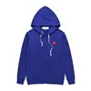 Play Embroidered Women red heart jacket Hoodie Designer Eye Popular Brand Star Same Cotton Large Sweater Long Coupl Bowling Sport Pullover Letter jackets