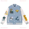 Louies Vuttion Designer Men Jacket Baseball Poat униформный