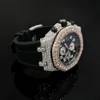 Diamond Setingtop Brand Custom Design Men Woman Luxury Hand Set Iced Out Diamond Moissanite Watch