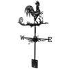 Trädgårdsdekorationer Väder Vane Ground Weathervane Yard Biles Takmontering Vindriktning Indikator Farmhouse Ornament Dekor