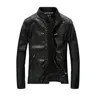 Giacca da uomo in pelle finta PU da uomo Abbigliamento streetwear Lavato in pile Moto Moda Bomber Cappotto casual Deri Mont 231027