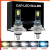 Nuevo 2 uds H4 H7 faro LED H11 H8 H9 H10 H1 H3 bombillas de luz antiniebla para coche 9005 9006 lámparas de conducción automática 12000LM 80W 12V ZZ