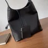 Evening Bags MS Thick Frist Layer Leather Woman Bag Shoulder Cowhide Handbag And Purses Luxury Leisure Bucket Lady Casual Tote 2023