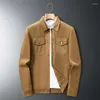 Erkek ceket moda bahar erkekler iş ceketi kadife ince fit hombre düz renk 2023 sonbahar gündelik yüksek kalite