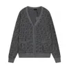 Pull femme automne col en v rayé mode manches longues femmes haut de gamme Jacquard Cardigan tricot chandails manteaux