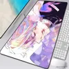 Mouse Pads Bilek XL Anime Demon Slayer Bilgisayar Oyuncuları Kilitleme Kilit Kenar Fare Pad Klavye PCDESK PAD R231028