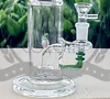 Glazen beker Bong Dab Rig Perc Percolator 9" hoge bedwelmende waterpijpen waterpijpen Quartz Banger Bowl olieplatforms waskolf rookpijp dik