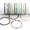 41 tipos de contas de fluorita naturais de 4 mm pulseiras femininas feitas à mão pulseira elástica masculina classe A pedra sodalita pulsera joias polidas joias da moda pulseiras joias