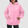 Kvinnors hoodies Autumn Sweatshirt For Women Solid Color Pullover Casual STOR FICK TRACKSUT Comfort Outwear Clothes Nuevo En Sudadera