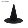 5 Stück Unisex schwarze Hüte für Erwachsene Kinder Halloween Party Supply Cosplay Kostüm Requisiten Dekorationen Zauberer Caps Hexenhut 230920