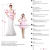 A linha vestidos de casamento 2024 colher mangas compridas apliques rendas noivas v-forma de volta sem costas sexy vestidos de noiva moda europeia formal dhwaf