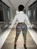Женские брюки из двух предметов, осень 2023, женский осенний сексуальный индивидуальный уличный модный комплект из двух предметов с длинными рукавами и принтом
