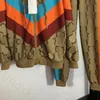 Fashion Stripe Print Tracksuit Women Classic Casual Sweatshirt Coat Loose Elastic Waist Sweatpants Sports 2 Piece Set