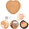 Wallpapers Mosaic Toys Non-slip Drink Warm Heart Tea Mug Glass Dining Table Cup Coasters Parent-child Accessories