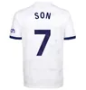 Lilywhites Soccer Jersey Spurs Fan Gear Spurs Replica Kit 23 24 ans pour hommes et enfants White Hart Lane Replica Kit North London Derby Shirt