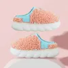 Sandaler Furry Home Slippers For Women Warm Woman's Winter Soft Indoor Platform Shoes With Fur Female House Pmoiste 231027