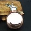 Flacons de hanche 28 ml petit flacon mini élégant en acier inoxydable camping mode alcool taille compacte