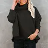 Women's Hoodies Cold-proof Women Sweater Long Sleeve Cozy Turtleneck Soft Warm Stylish Fall/winter For Casual