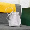 Moda feminina designer bolsa de mão sacos de cordão para mulher couro genuíno balde pochette sacos de couro bolsa tote de luxo