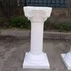 2PCS高級結婚式の装飾小道具白いプラスチックのローマの柱の道路柱のために柱を引用