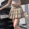 Mode harajuku veckad minikjol kvinnor klär sommaren hög midja elegant a-line casual solid vit mini kjol cosplay enhetlig blus klubbkläder