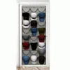 Ganci porta cappelli da baseball rack 24 borse portaoggetti trasparenti collezione sciarpe per porta, parete, casa, organizer, cappello