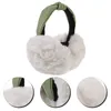 Berets Ear Muffs Mulheres Earmuffs Winter Fold Warmer Mens Plush Fluffy Womens Women's Cuff