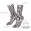 Men's Socks Compression Vintage Graffiti Woman 2023 Female Letters Bike Sock