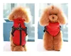 Abbigliamento per cani Giacca invernale Chiusura con cerniera Fibbia sul retro Funzione D-ring Cappotto per gatti Abbigliamento per cani di piccola taglia media