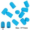 10pcs Nail Sanding Caps With Rubber Gel Polish Remover Nail Drill Bit Mill Grinding Sand Cap Pedicure Tool for Manicure Machine Nail ToolsNail Drill Accessories Bits