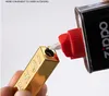 Ny Gold Bar Ten Thousand Matches Creative Small Match Waterproof Windproof Lighter Kerogene Plastic Brass Machine Wholesale