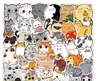 10/30/50st Cartoon Cute Funny Cat Animal Creative Graffiti Sticker Bike Skateboard Car Helmet Notebook Computer Wholesale