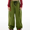 Sahne Giyim Balo Salonu Hip Hop Dans Kostümleri Çocuklar İçin Kırmızı Gömlek Yeşil Gevşek Pantolon Sokak Giyin
