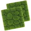 Dekorativa blommor Woodland Garden Party Decor Foam Flocking Simulation Moss Grön bakgrund Vägg Artificiell torvpanel