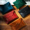 AIGUONIU Vintage Leder Laptoptasche IPad Rindsleder Aktenaufbewahrung Kartenhalter