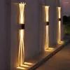 Lampada da parete 6W/18W LED Luce esterna impermeabile Giardino Doppia testa Corridoio Corridoio Scala Triplo fascio Rondella