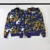 Designer Full Zip Up Sharks Sweats à capuche pour hommes Pull surdimensionné Sweatshirts Unisexe Couples Vêtements Veste de camouflage Jaune Sweat à capuche Streetwear à manches longues