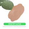 Dekorativa figurer Desert Green Model Home Cactus Prorning Sand Table Decor Outdoor Artificial Plants Accessories Scene